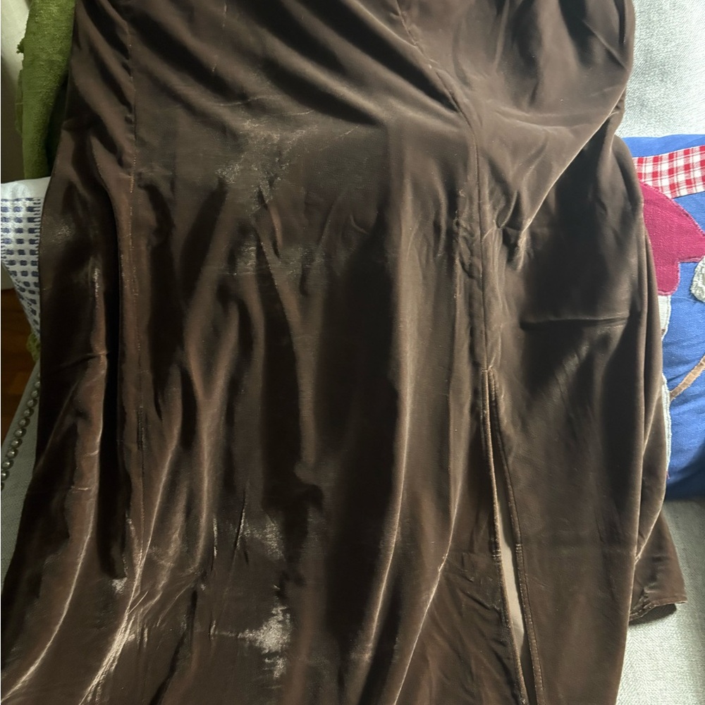 J. Crew Brown Maxi Skirt